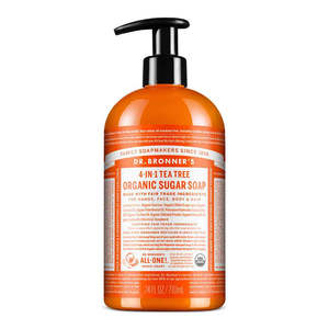 Dr Bronners: 4-In-1 Organic Sugar Soap - Tea Tree