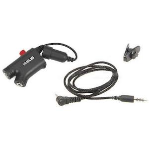 Throat Mics: iASUS PTT module adapter+Garmin/Uniden Single Pin