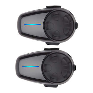Bluetooth Motorcycle Intercoms For Helmets: Sena SMH10 Bluetooth Communication System - Dual