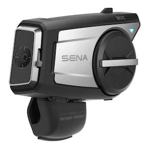 Bluetooth Motorcycle Intercoms For Helmets: Sena 50C Camera & Comm Mesh System with Sound by Harman Kardon