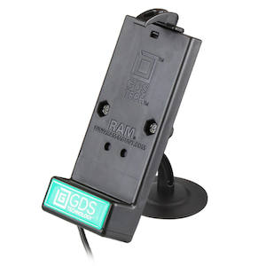 RAM GDS Powered Vehicle Dock - Universal with Adhesive Dashboard Mount