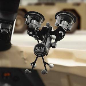 RAM X-Grip Universal Cradle for 7"- 8" Tablets w/ Pivot Double Suction Cup Base