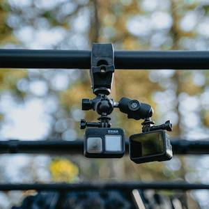 RAM Action Camera / Go-Pro Twin Base with Tough-Claw