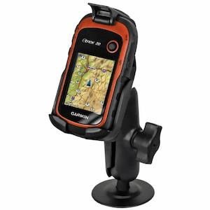 Magnetic And Adhesive: RAM Garmin Cradle - etrex 10, 20 & 30 with Adhesive Base (Flexible)