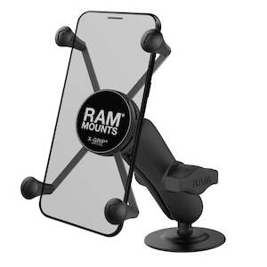 Magnetic And Adhesive: RAM X-Grip Universal Phablet Cradle with Flexible Adhesive Base