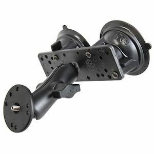 RAM Camera Mount (1/4"-20 Male Thread) - Dual Suction Cup Base