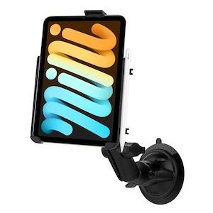 Suction Cup: RAM iPad Mini 6 Cradle with Twist-lock Suction Cup Mount - No case / sleeve