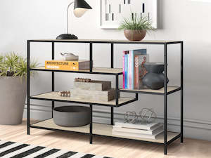 Furniture: TOWADA Wooden Plant Stand Shelf - OAK