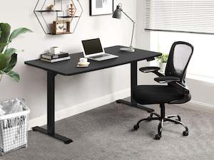 Furniture: Bennie 160cm Dual Motor Electric Standing Desk - Black