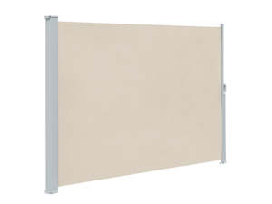 1.8m x 3m Retractable Side Screen - BEIGE