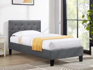 Kids Beds: Blane Single Bed - Dark Grey