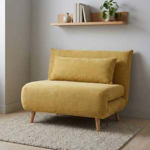 Homepage Sale 8: Hastings 1 Seater Fold-Out Sofa Bed - Yellow