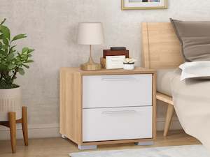 KAWEKA Wooden Bedside Table - OAK