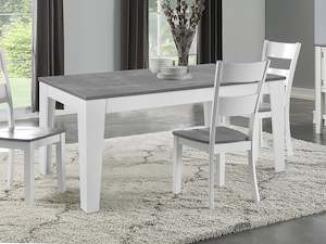 Dining Room: Desta Dining Table Rectangle 160x90cm - White