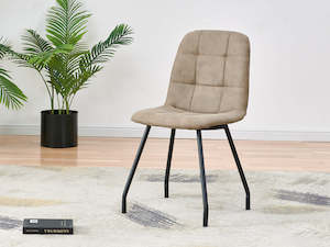 Dining Room: KYLIE 4PCS Upholstered Dining Chair - BEIGE