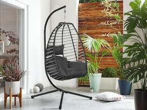 Aegina Outdoor Hanging Egg Chair - Grey