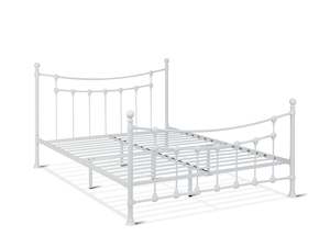 Gingera Queen Metal Bed Frame - White