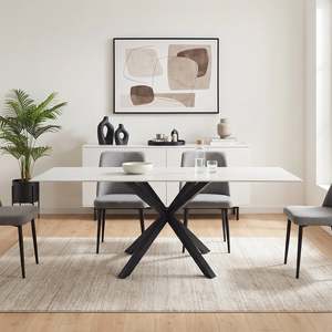 Preorder: Frost Dining Table 180 x 90 x 78cm - White