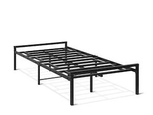 Isla Single Metal Bed Frame - Black