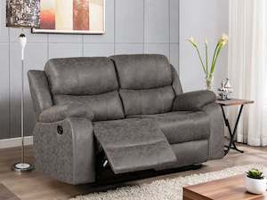 Wilson Manual 2 Seater Recliner Sofa - Brown