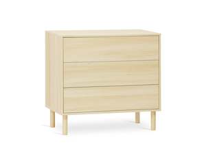 Custer 3 Drawers Tallboy - Oak
