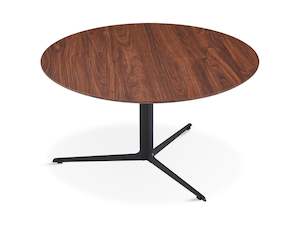 Donna Coffee Table 80cm - Brown + Black