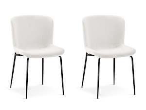 Homepage Sale 1: Rayne Dining Chair - Set of 2 - Beige + Black