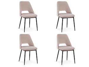 Homepage Sale 1: Julie Dining Chair - Set of 4 - Light Brown + Black