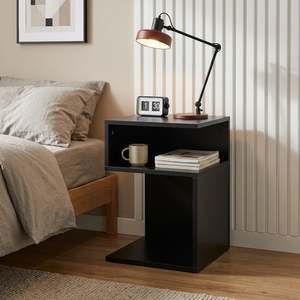 Nod Bedside Table - Black