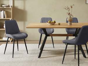 Amaia Dining Chair - Set of 4 - Black