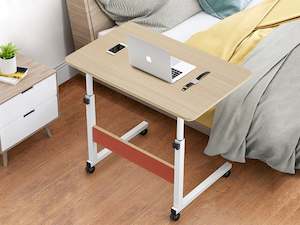 Laptop Stand: 60x40 Adjustable Laptop Stand Table - White