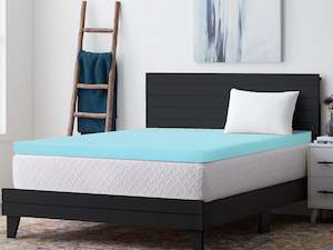 Betalife Comfort Plush Gel Memory Foam Mattress Topper - Queen