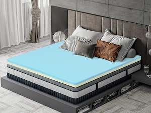 Mattress Topper: Betalife Dream Flip Dual Sided Memory Foam Mattress Topper - Super King