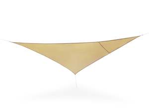 Awnings: TOUGHOUT Serein Waterproof Triangle Shade Sail 3.6m x 3.6m x 3.6m - SAND