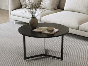 Joseph Coffee Table 80cm - Black