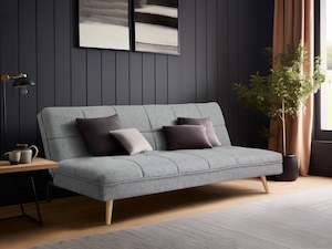 Chile 3 Seater Sofa Bed - Light Grey