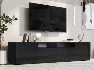 Entertainment Units: Antler 1.8m Entertainment Unit - Black
