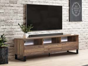 Entertainment Units: Frohna 1.6m Entertainment Unit - Walnut