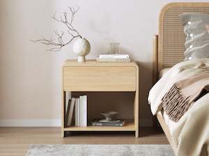 Bedside Tables: Blake Bedside Table - Oak