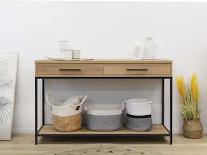 Kaden Wooden Console Table - Oak