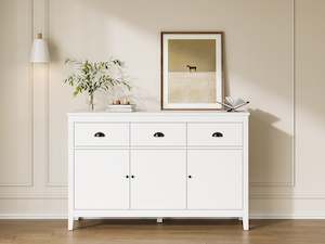 Sideboard: Congo Sideboard Buffet Table - White
