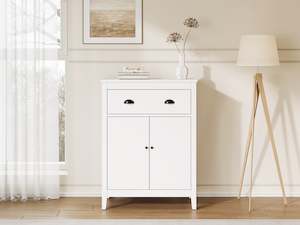 Congo Storage Cabinet with 2 Drawer - White