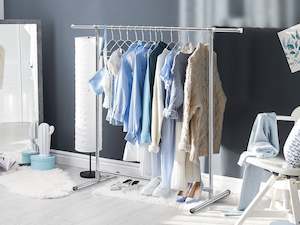 Clothes Rack: Portable Adjustable Clothes Rack - Single