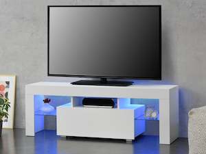 Entertainment Units: Frannie 1.3m Entertainment Unit - White