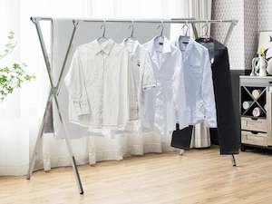 Clothes Rack: Stainless Steel Foldable Clothes Drying Rack Stand Clothes Rack Airer