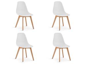 Products: Ansel Dining Chair - Set of 4 - White