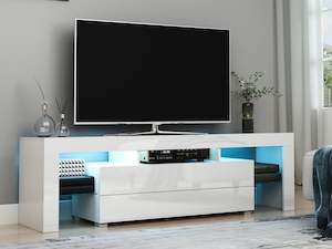 Entertainment Units: Dothan 1.6m Entertainment Unit - White