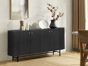 Preorder: Lassen Sideboard Buffet Table - Black