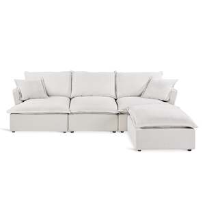 On Sale: Haworth Modular Sofa - Silver Cloud