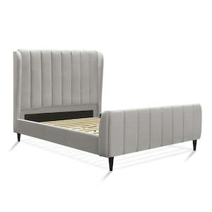 Royal Queen Bed Frame - Oat White